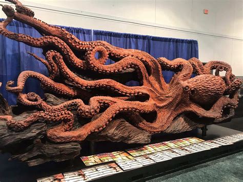 Giant Octopus Sculpture Redwood Tree Chainsaw Album On Imgur Sculpture Wooden Sculpture