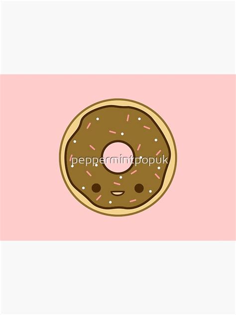 Yummy Kawaii Brown Doughnut Poster By Peppermintpopuk Redbubble