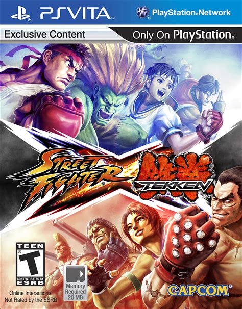 Fightvg Quick Pic Street Fighter X Tekken Ps Vita Box Art