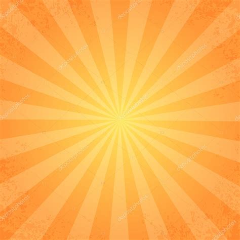 Retro Rays Orange Background — Stock Vector © Vitalik19111992 79348796