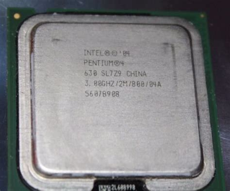 Intel Pentium 4 630 Sl7z9 300ghz 2m 800mhz Cpu Ebay