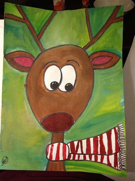 Reindeer Christmas Art Projects Christmas Art Christmas Art For Kids