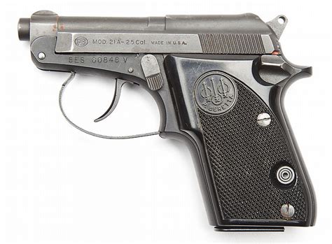 Sold Price Beretta Model 21a Pistol 25 Cal Invalid