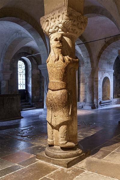 Crypt Lund Cathedral Sweden Romanesque Architecture Wikiart Org
