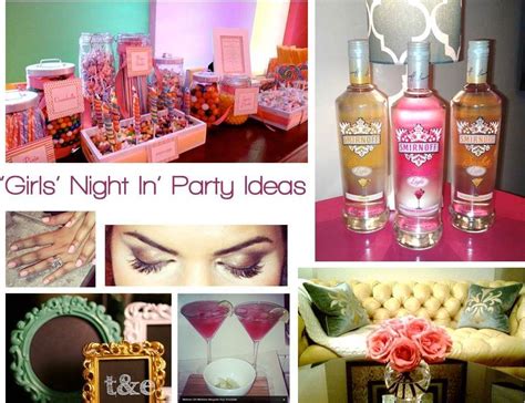 10 Ideas For A Fabulush Girls Night In Party Girls Night Party Girls Night Birthday Party Food