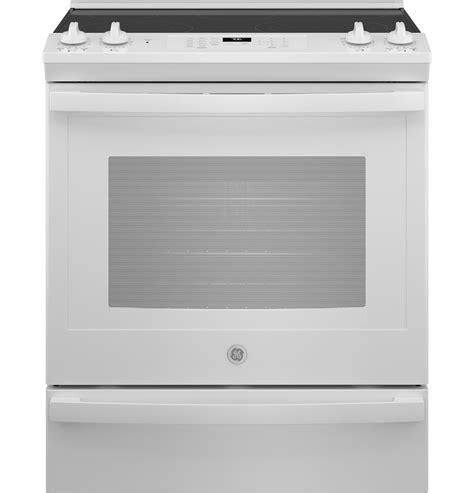 Ge Js760dpww Ge® 30 Slide In Electric Convection Range With No