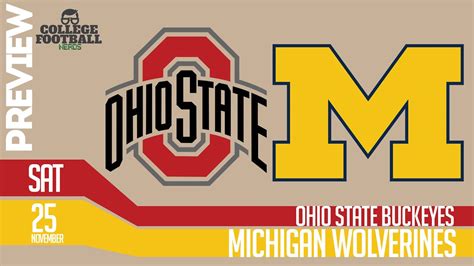 The Game Michigan Vs Ohio State Preview And Model Prediction College