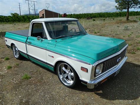Turquoise Chevy Truck