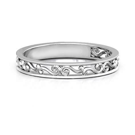 Welcome to sterling silver rings! Sterling Silver Filigree Band Ring