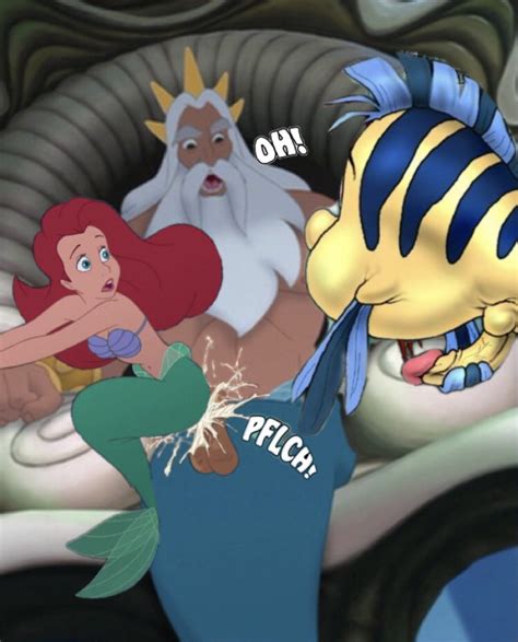 Post 4312375 Ariel Flounder King Triton The Little Mermaid