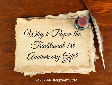 Why Is Paper The Traditional First Anniversary T