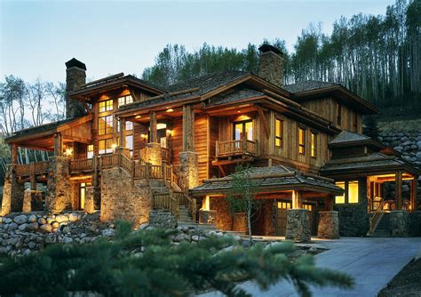 Create Your Dream Home With Stone And Wood House Plans