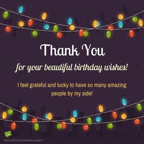 Birthday Thank You Sentiments Amazing People Grateful And Birthdays