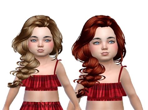 Skysim Hair 297 Converted For Toddlers At Trudie55 Sims 4 Updates