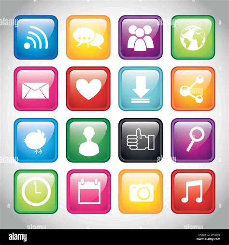 App Buttons Hi Res Stock Photography And Images Alamy