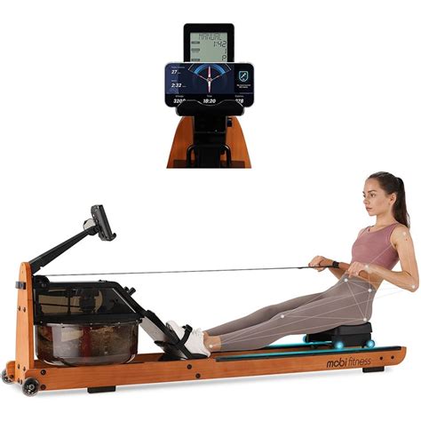 Mobi Fitness Water Rowing Machine For Home Use Water Rower With
