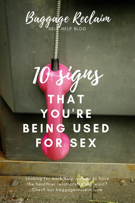 10 signs that a guy wants you just for sex