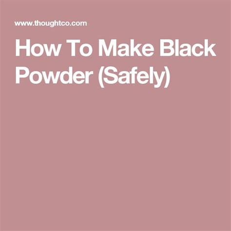 How To Make Black Powder Safely Edible Water Bottle How To Make Edible
