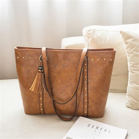 Genuine Leather Luxury Tassel Shoulder And Handbags For Women
