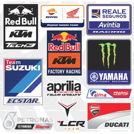 Motogp tour logo 2016, round 4: MOTOGP: Team logos 2019 (1) infographic