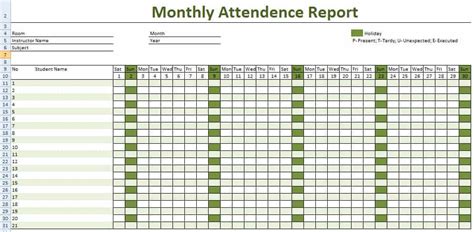 16 Attendance Tracking Templates Excel Pdf Formats