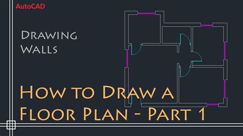 Free Download Autocad 2d Basics Tutorial To Draw A Simple Floor Plan