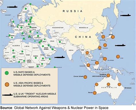 Us Army Bases Around The World Map United States Map