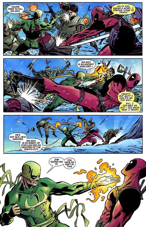 Deadpool And Iron Fist Deadpool Comic Comic Books Deadpool