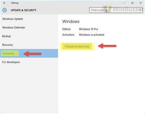 How To Change The Windows 10 Product Key To Activate Windows Winbuzzer