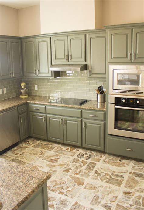 Switching up your kitchen cabinet paint color can completely transform the look of your kitchen. Our Exciting Kitchen Makeover: Before and After | Green ...