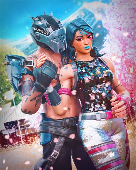 The best fortnite creative codes offer everything from complex edit courses to race. Wallpaper Fortnite Couples - Download Free Mock-up