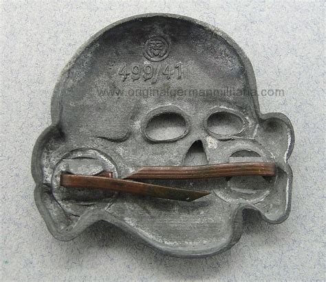 Ss Visor Cap Skull By Rzm 49941 Zimmermann