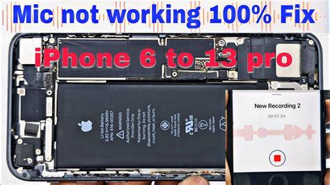 iphone mic not working fixed iphone 6 to 13 pro mic problem solution iphone microphone