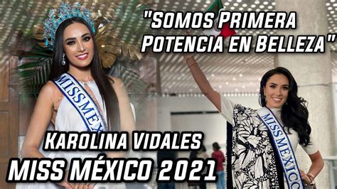 Karolina Vidales Miss México 2021 Es Entrevistada En El Aeropuerto Por The Perfect Miss Youtube