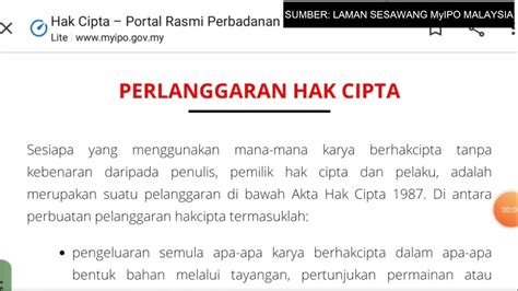 Malaysia tidak mempunyai sistem pendaftaran hakcipta. Akta Hak Cipta 1987