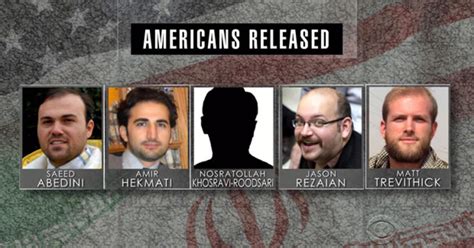 iran frees detained americans in prisoner swap cbs news