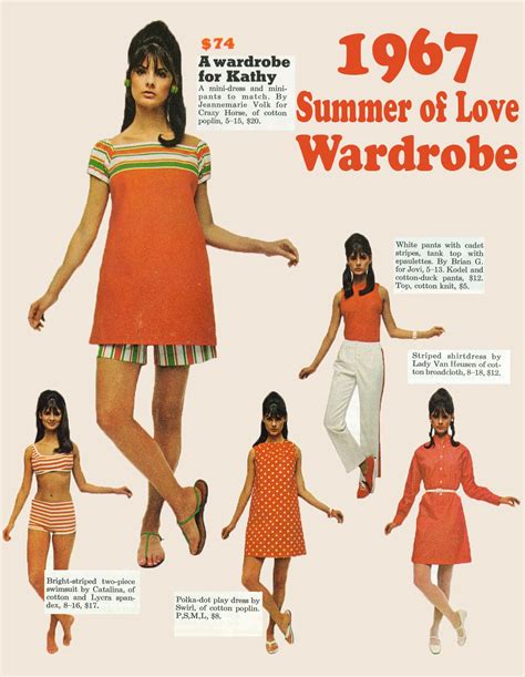 1967 Summer Of Love Wardrobe Inspiration 60s Fashion 1960s Fashion