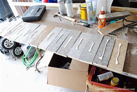 Epoxy flooring systems are also extremely impact resistant. Holiday DIY Pallet Sign | i should be mopping the floor