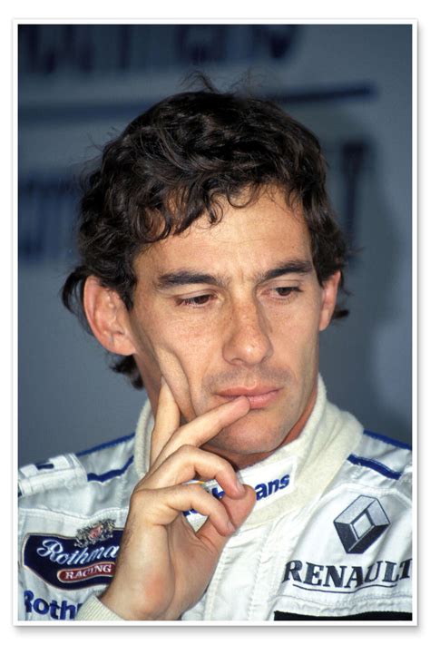 Ayrton Senna San Marino Gp Imola 1994 Print By Motorsport Images Posterlounge