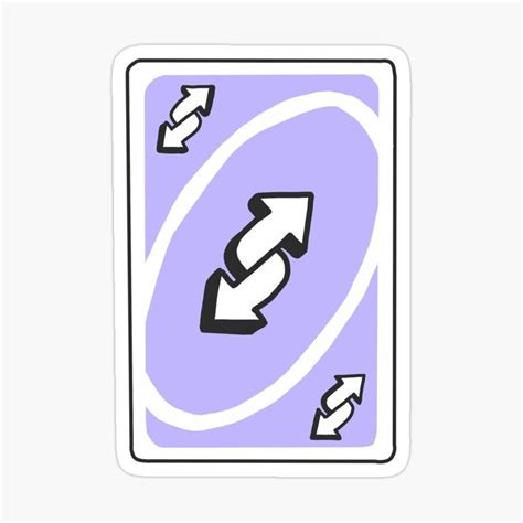 [they have a black background, and a picture of a hand holding a blue and a red card. 'uno reverse card' Glossy Sticker by stickersjess in 2020 | Preppy stickers, Weird stickers ...