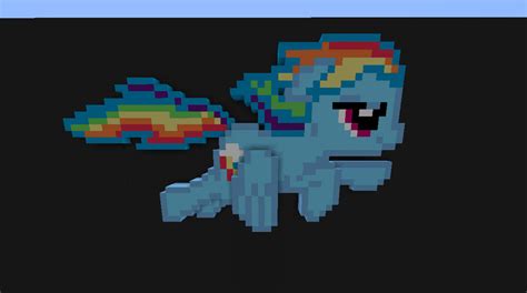 Minecraft Rainbow Dash By Darkshine Bunny On Deviantart