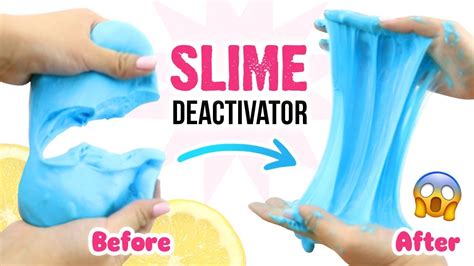 Diy Slime Deactivator How To Soften Slimes Using The Doovi