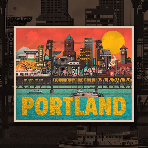 Portland Screen Print 4 Color — Jeremykramerdesign