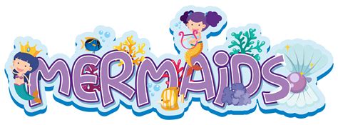 Mermaid Font Free Vector Art 8 Free Downloads