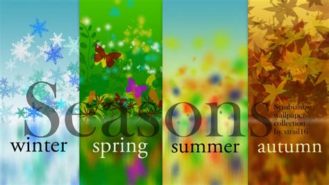 Four Seasons Wallpaper Wallpapersafari