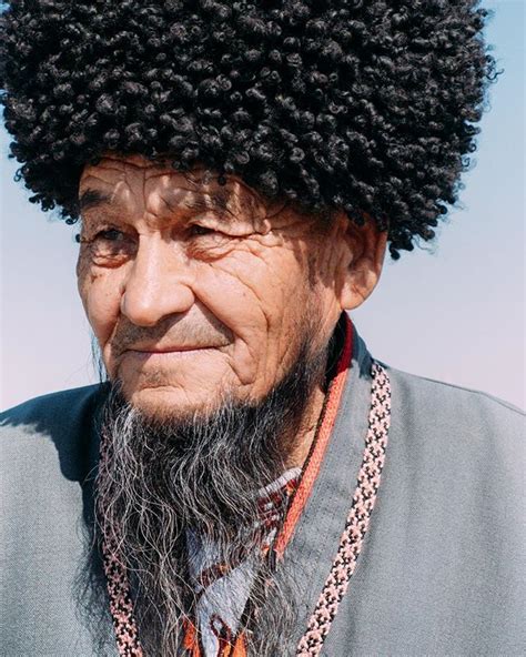 A Portrait Of A Turkmen Local Turkmenistan Portrait Turkmen