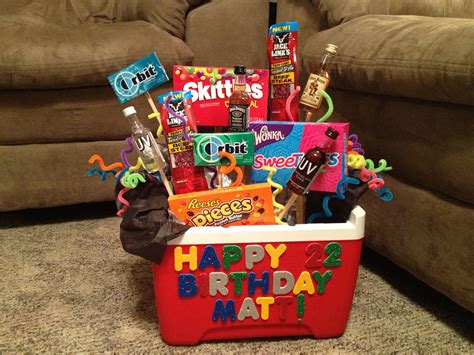 Gift basket ideas for your boyfriend. Pin by Rachel McCombs on Couples | Birthday present for ...