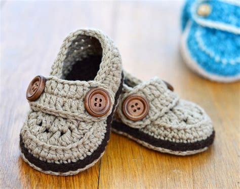 Crochet Pattern Baby Loafers In 2 Sizes Easy Photo Tutorial Etsy