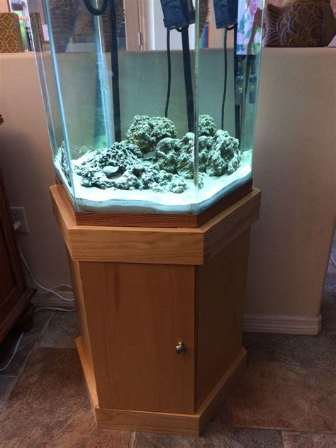 Pin By Robert Burton On Building A Hexagon Aquarium Stand Fish Tank
