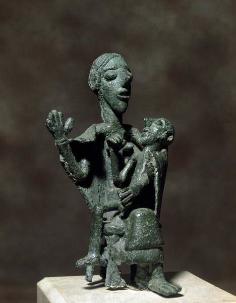 Nuragic Culture Nuraghi Sardinian Bronze Statuette Of Mother Goddess